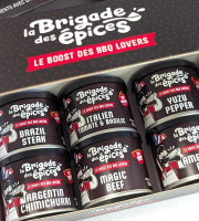 La Brigade des Epices - Coffret de 6 Assaisonnements pour Barbecue