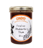 Biscuiterie des Vénètes - Canopée - Confiture fraise, rhubarbe et thym