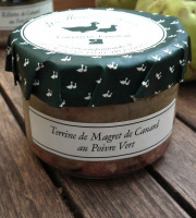 Les Moulins Aufiés - Terrine de magret de canard  au poivre vert 180g