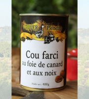 Ferme de Pleinefage - Cou farci au foie de canard et noix - Boîte de 400g