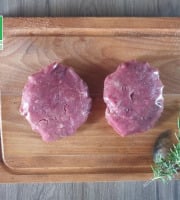 Ferme GAEC Côte Pardin - [SURGELE] 8 Beef Haché / Préparation Burger de Boeuf BIO Race Aubrac