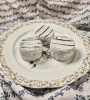 La Fermière - Crottin de chèvre Cendré "le petit Gannat" x2