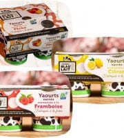 La Ferme de Blas'Lait - Lot 12 Yaourts Aromatisés Framboise Citron Poire