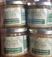 La Truite Fleurie - Lot apéro rillettes et mousses x4