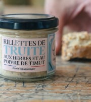 Eauzons ! - Rillettes de Truite aux herbes et au poivre de Timut