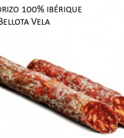 L'OLIVERAIE DU COUDON - CHORIZO DE BELLOTA 100% IBERIQUE PREMIUM ( PATANEGRA)  ENTIER 1320GR