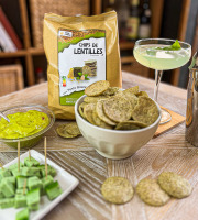 Ferme Joos - Chips de lentilles Pesto Basilic - 75g