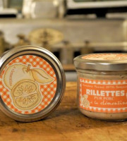 Charcuterie Mannei - Rillettes Fermières au Porc Noir Nustrale à la Clémentine