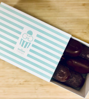 Les Garçons Glaciers - Lot de 8 esquimaux Cacao coque Noir
