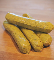 Les Saisissantes - Saucisses de pois cassés au curry jaune 55g x20