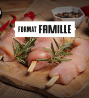 Boucherie Moderne - Brochette de poulet nature (Format Famille) - 2kg