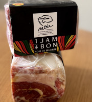 Mamy Suzanne Occitanie - Gros 1/4 Jambon Porc Noir de Bigorre (AOP), sans os -Affinage 24 mois - Format 1 kg
