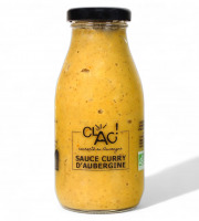 CLAC Conserverie - Sauce curry d'aubergine 250g