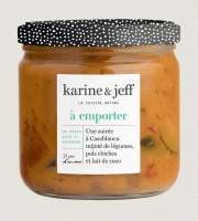 Karine & Jeff - Mijoté de pois chiches, légumes et lait de coco 6x360g