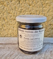 Vergers des brunots - Olives Noires de Nyons pasteurisées 250g