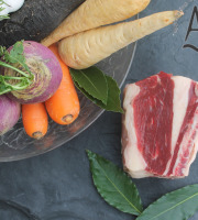 Domaine des Alliers -  Bœuf d'exception - Plat de côte sur os, à pot-au-feu, AOC Maine-Anjou, BIO – 850 g  [SURGELÉ]