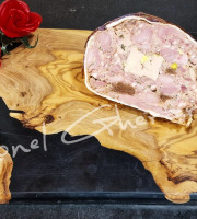 Boucherie Charcuterie Traiteur Lionel Ghérardi - Galantine de Porcelet au Foie gras, pistaches et figues - 350g