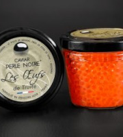 Caviar Perle Noire - Œufs de Truite Arc-en-Ciel 180g