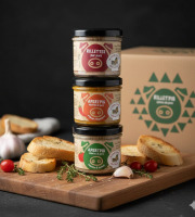 La Ferme Durbois - Lot de 3 terrines apéritives "aperi pig"