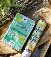 Moulin à huile Bastide du Laval - Coffret découverte 4 huiles d'olive 10cl - Bastide du Laval x marque Provence