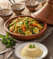 Le Paradis d'Escargot - Tajine végétarien pour 5 personnes