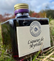 Myrtilles du Trimoulet - Liqueur de Myrtille - Jolie petite bouteille carrée de 20 cL