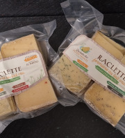 Ferme des Petits Monts - Plateaux Raclette fermière et BIO  - 600g Authentique + 600g Gourmets 1,2kg