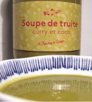 Pisciculture du Ciron - Soupe De Truite Curry Coco