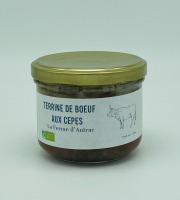 La Ferme d'Autrac - Terrine de Bœuf aux Cèpes BIO 180g