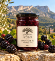 L'OLIVERAIE DU COUDON - CONFITURE DE MURES BIO 300 GR