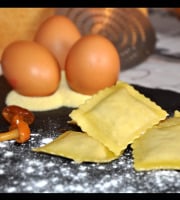 Les Pâtes Côté Mont Blanc - Lot de 8x Ravioli Cépes au cognac