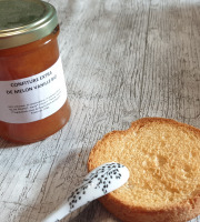 La Ferme du Montet - Confiture Extra de Mirabelle Vanille - 220g