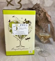 Domaine de la Chopinière du Roy - Lot de 3 BIB de vin Blanc sec et aromatique 2023 IGP Val de Loire 5L