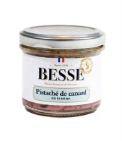 Foie Gras BESSE - Pistaché de canard en terrine 100g