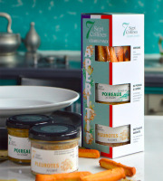 Sept Collines - Coffret Apéritif contenant 2 recettes aux légumes d'hiver + gressins à l'huile d'olive (végétarien)