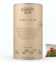 Esprit Zen - Maté Cacao - Infusion - Boite de 20 Infusettes