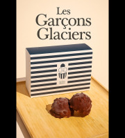 Les Garçons Glaciers - Lot de 8 Goûter vanille Tonka/chocolat lait