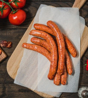 Maison BAYLE - Champions du Monde de boucherie 2016 - 6 Saucisses saveur chorizo Barbecue