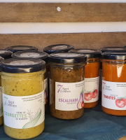 Sept Collines - Lot de 12 sauces artisanales aux légumes d'été français - 12 x 240 g