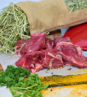 Dégustonfoin - [SURGELE]  Pack cuisson au foin : Bourguignon de boeuf Simmental BIO et BBC + Pochon de foin