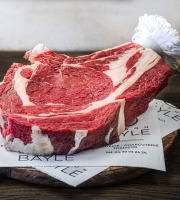 Maison BAYLE - Champions du Monde de boucherie 2016 - Côte de bœuf Bête de Pays - Haute Loire - 1kg400