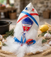 SCEA DES BRESSANS - GUILLERMIN Vincent - [Précommande] Poulet de Bresse effilé, roulé sous toile - 3,9 kg