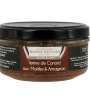 Maison PAPILLON - Artisan depuis 1955 - Terrine de Canard aux Morilles et Armagnac 130g