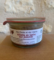 Des Poules et des Vignes à Bourgueil - Rillettes de lapin aux pommes