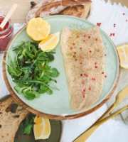 Les Viviers Cathares - Gravlax de truite bio à l'aneth et aux baies roses 250g