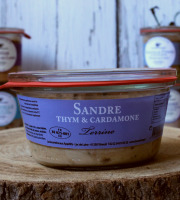 La Bourriche aux Appétits - Terrine de sandre thym et cardamome 200g