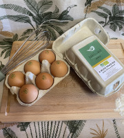 Ferme des Gravelines - Oeufs BIO 2 boîtes de 6 oeufs