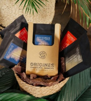 Chocolaterie Origines - Coffret 4 tablettes "inclusions"