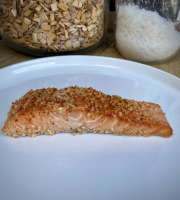 L'atelier Sea Frais - Pavé de saumon mi-cuit au piment d'Espelette et à l'ail