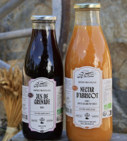 Vergers des brunots - Assortiement deux jus BIO
